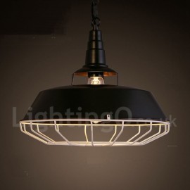 Retro / Vintage Metal 1 Light Pendant Light for Dining Room Living Room Bedroom Lamp