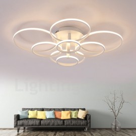 8 Light Modern/Contemporary LED Integrated Living Room,Dining Room,Bed Room Metal Flush Mount