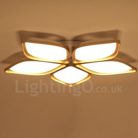 5 Light Modern/Contemporary LED Integrated Living Room,Dining Room,Bed Room Metal Flush Mount