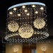 9 Lights Modern LED Crystal Ceiling Pendant Light Indoor Chandeliers Home Hanging Down Lighting Lamps Fixtures