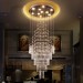 10 Lights Modern LED Crystal Ceiling Pendant Light Indoor Chandeliers Home Hanging Down Lighting Lamps Fixtures