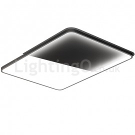 Modern Minimalist Ultra-thin 5cm Aluminum Rectangle Ceiling Lights Living Room Dining Room Bedroom Study