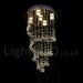 5 Lights Modern LED Crystal Ceiling Pendant Light Indoor Chandeliers Home Hanging Down Lighting Lamps Fixtures