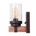 1 Light Vintage Wooden Industrial Style Wall Light for Wind Bar Loft Coffee Restaurant