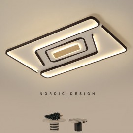 Rectangle Modern Contemporary Flush Mount Light