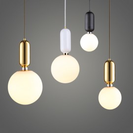 Modern / Contemporary Pendant Light with Glass Shade